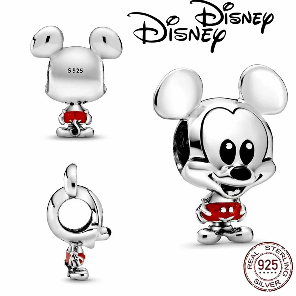 S925 Sterling Silver Disney Spider-Man Charm Bead | Fit Original Pandora Bracelet Women’s Birthday Jewelry Gift