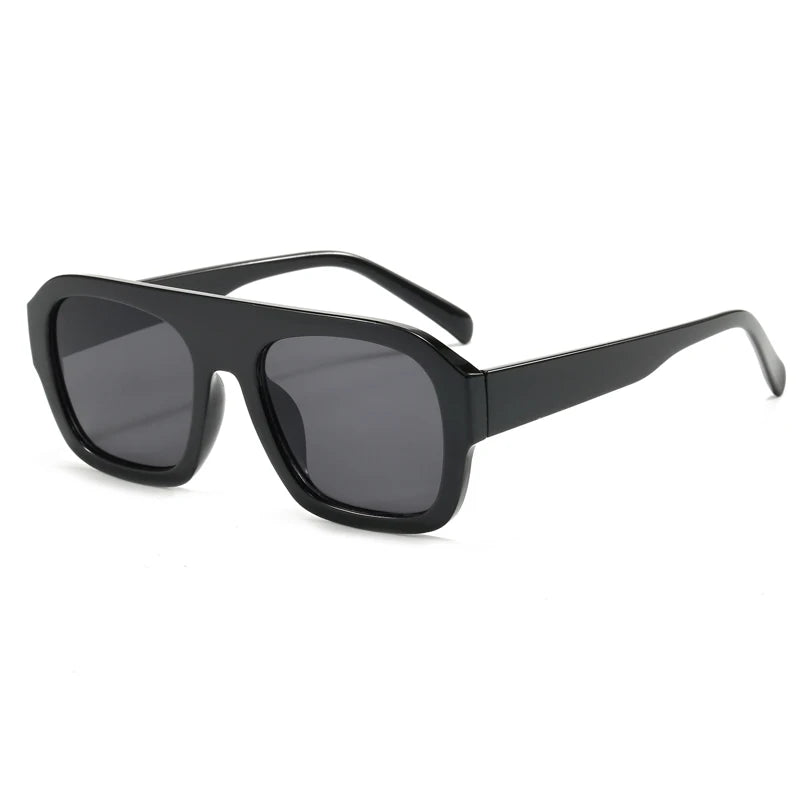 Classic Rectangular Large Frame Sunglasses – Women Fashion New Retro Sun Glasses | INS Eyeglasses Men Unisex
