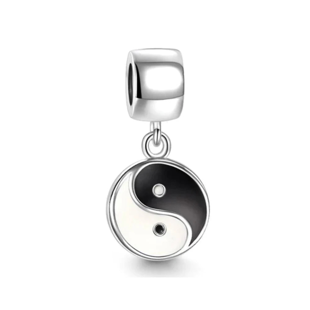 New 925 Sterling Silver Plated Christ Cross Buddha Charm Bead | Fit Original Pendant Bracelet DIY Fashion Jewelry