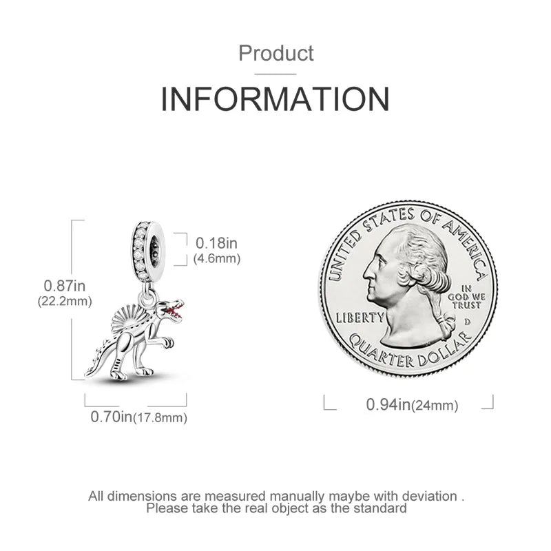 Animal Series 🦊🐘 925 Silver Charms | Horse, Fox, Llama, Snake & More