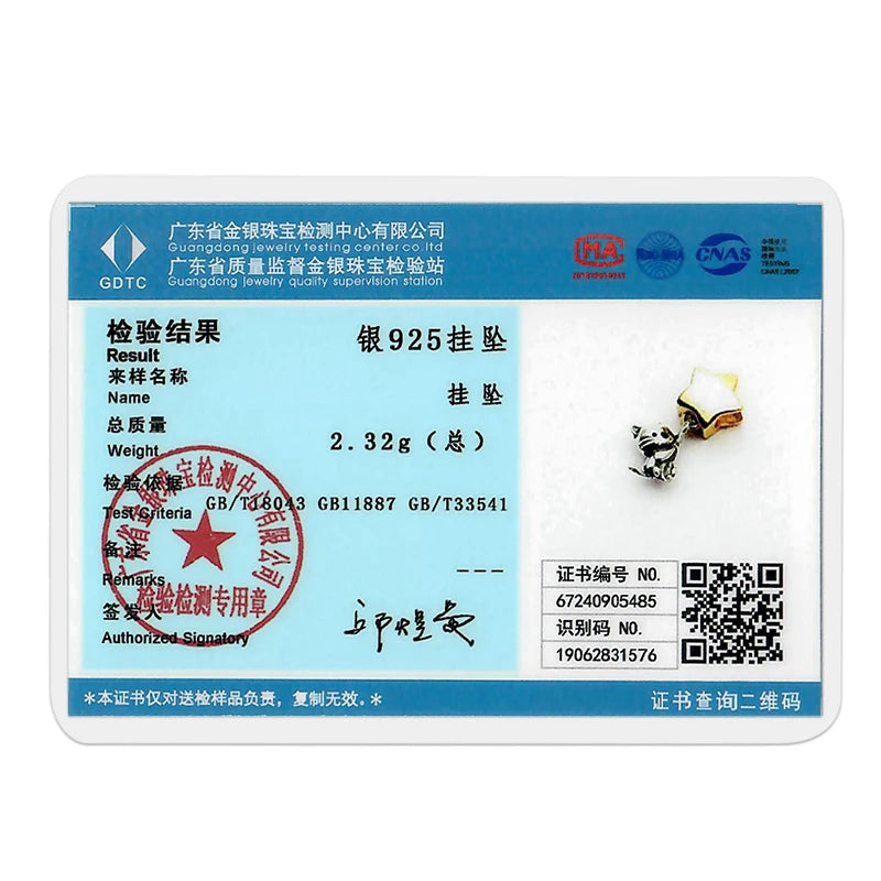 925 Sterling Silver Cute Cat Charm Beads | Paw Print Pendant for Original DIY Bracelets & Women’s Jewelry Gift