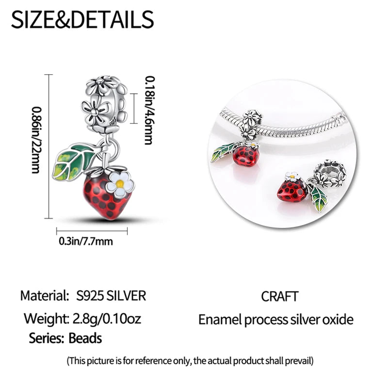 925 Sterling Silver Disney Green Lizard Charm | Fits Original Bracelet & Necklace Women Luxury DIY Jewelry Gift