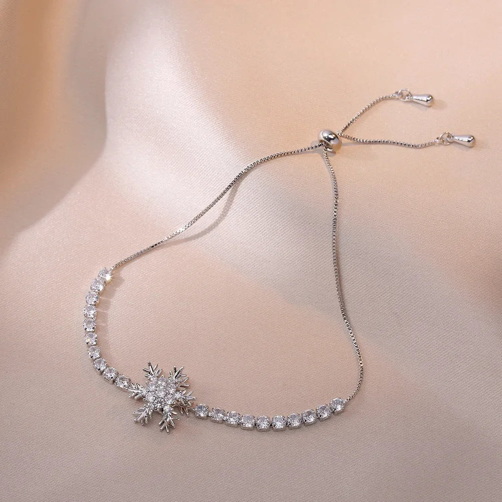 Multicolor Heart Charm Bracelet 💖 Titanium Steel Rhinestone Jewelry