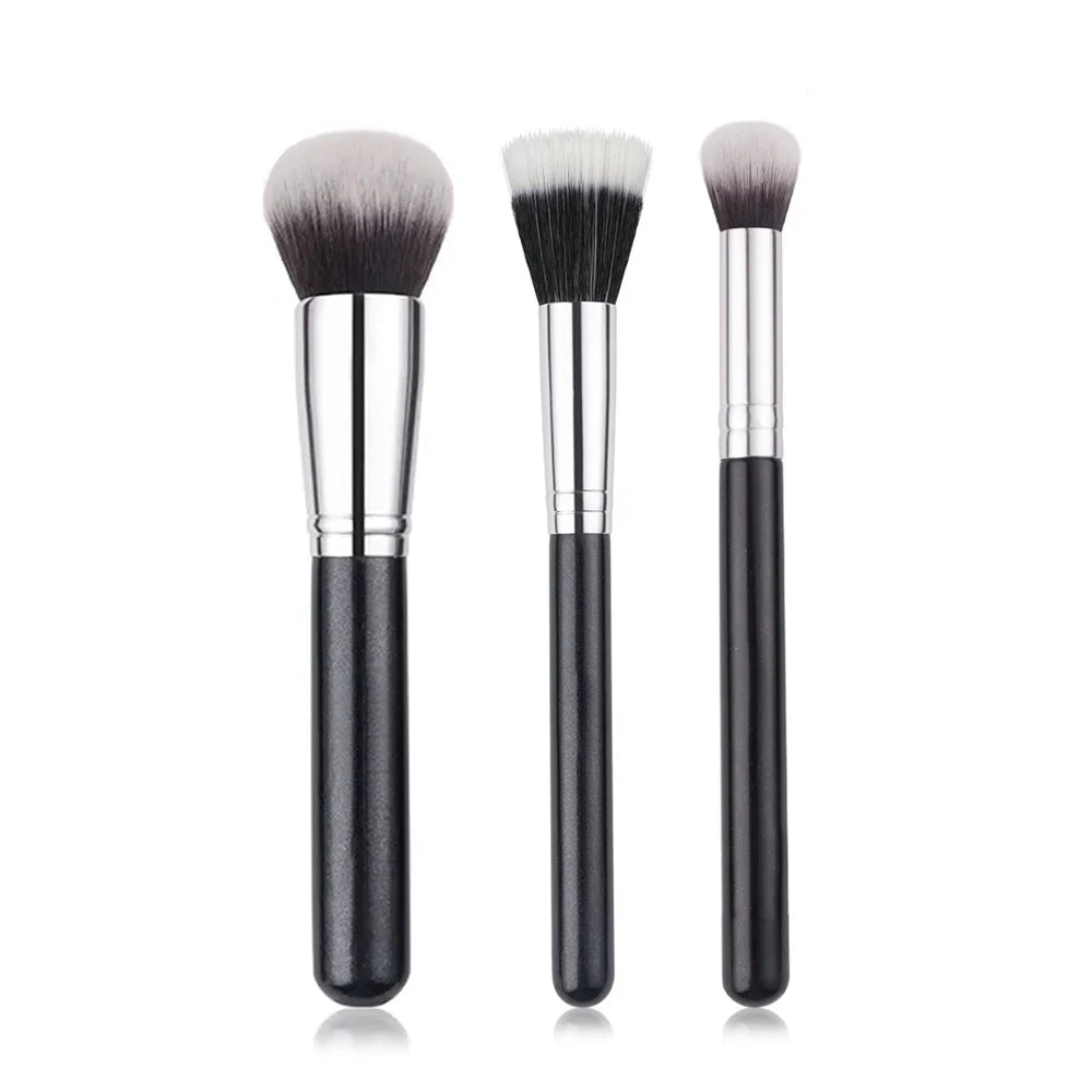 Professional Makeup Brushes Set – Foundation, Loose Powder, Concealer, Blending & Blush Cosmetic Beauty Tools
