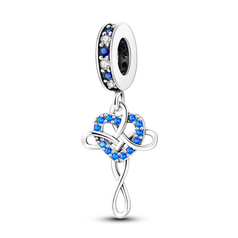 100% 925 Sterling Silver Dinosaur Frog Butterfly Charms Beads | Fit 4mm Bracelets DIY Anniversary Jewelry