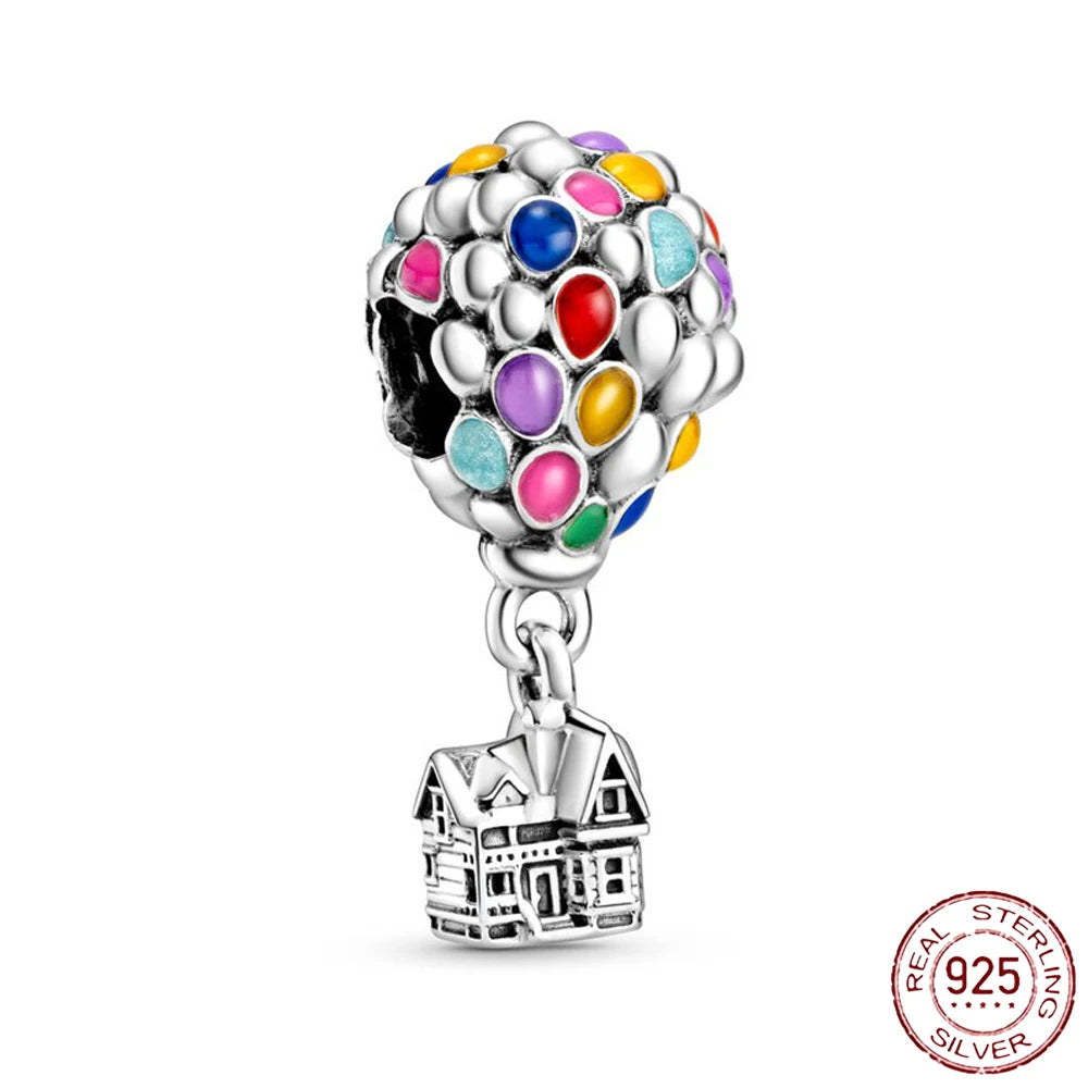 925 Sterling Silver Safety Chain Charms for Pandora Bracelets Women Jewelry