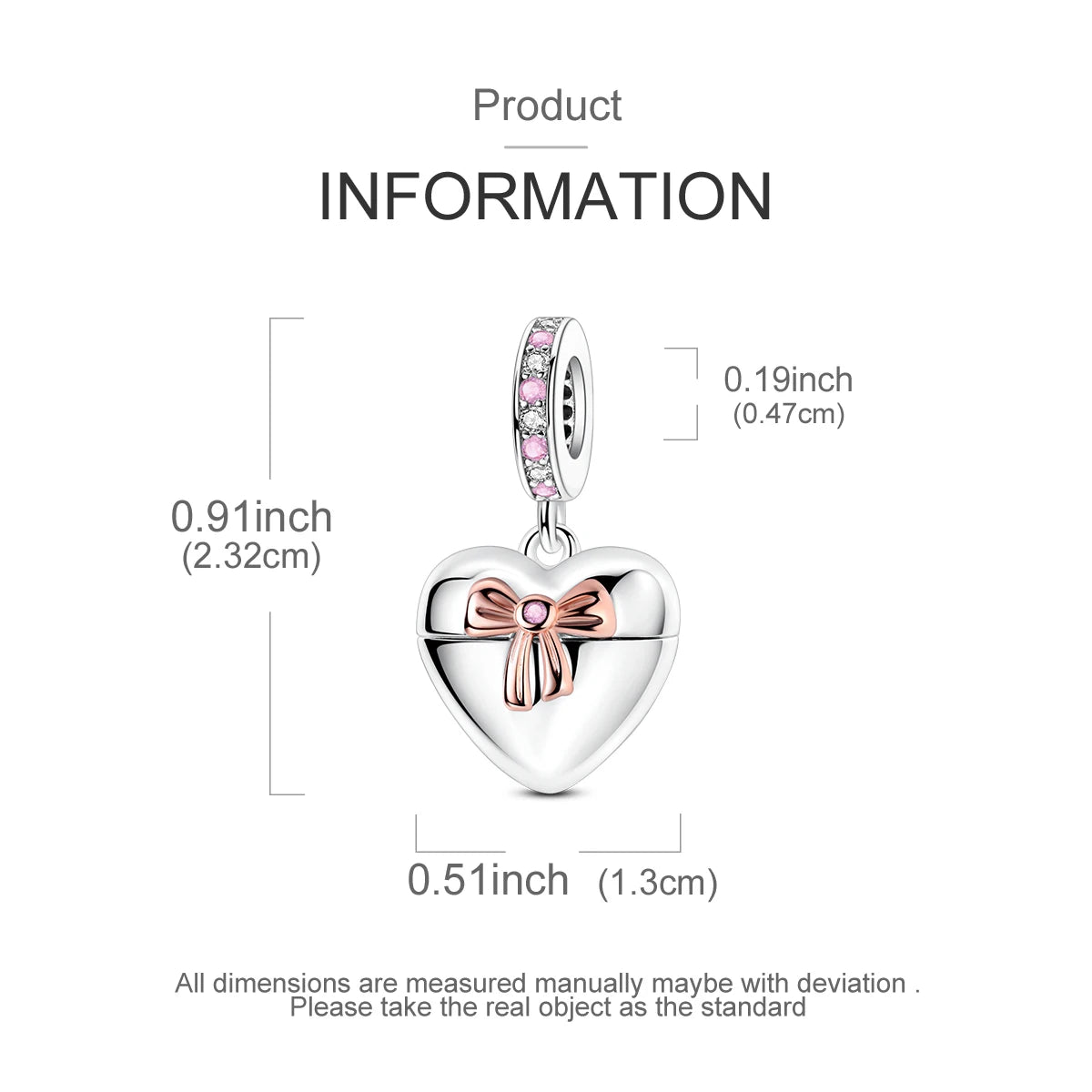 925 Sterling Silver Pink Ballet Girl Charms | Bow Pendant Beads Fit Original Bracelet & Necklace DIY Jewelry for Women