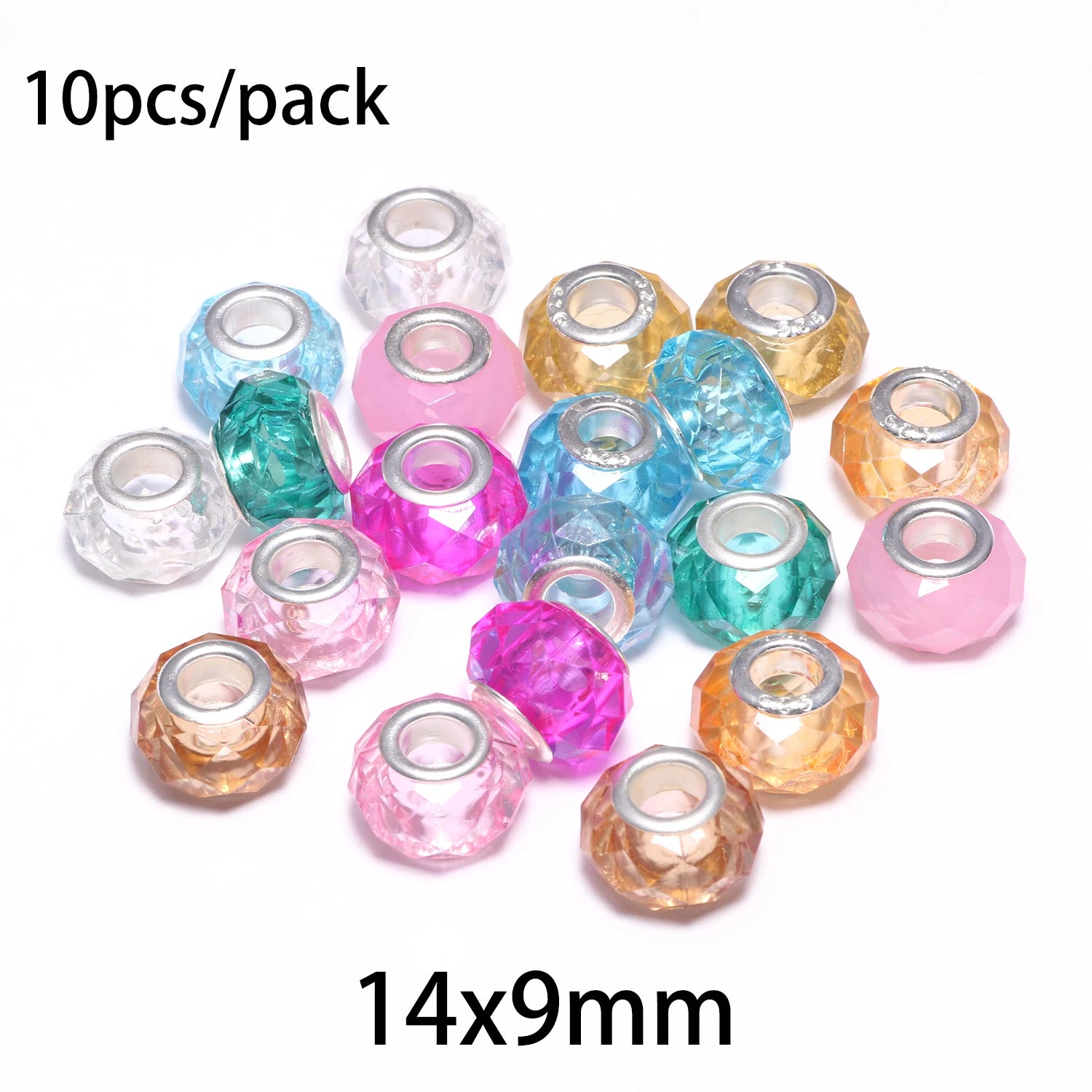 Silicone Spacer Stopper Clip Beads | Murano Crystal Charms | Fit Original Pandora Bracelet & Necklace | DIY Jewelry Making