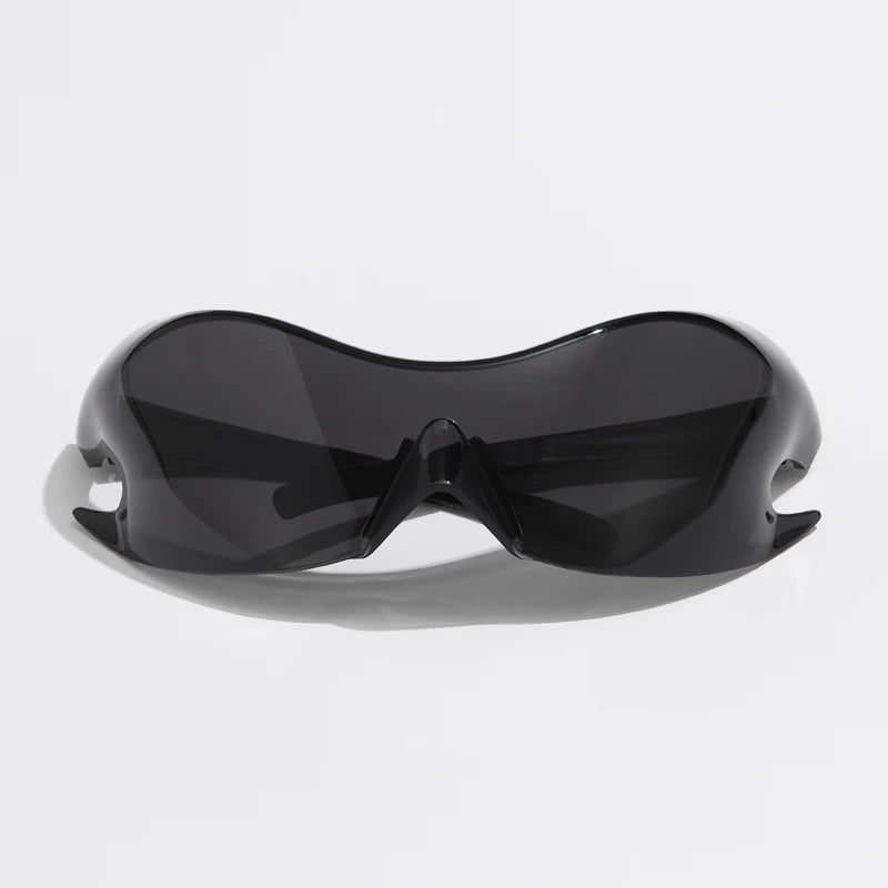 Men Brand Sports Punk Y2K Sunglasses – Women Unique One-Piece Goggle Sun Glasses | Cycling Hip Hop Shades UV400
