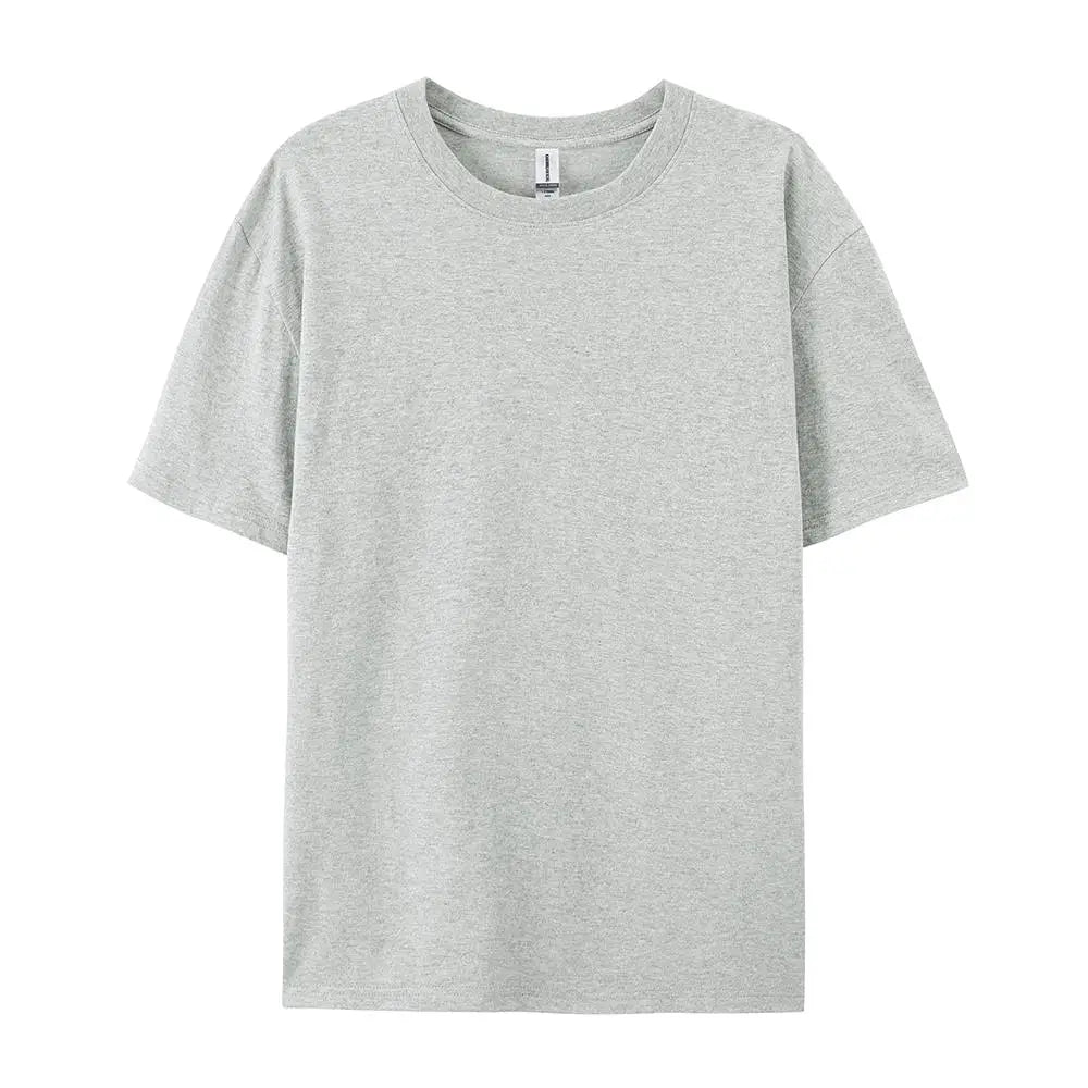 100% Cotton Women T-Shirt – Casual Sporty Short Sleeve O-Neck Tee | Loose Summer Top White & Black
