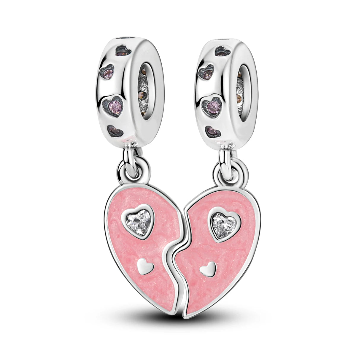 S925 Silver Heart Love Mom Infinity Charm | Dangle Bead Fit Bracelet Jewelry Mother’s Day Gift