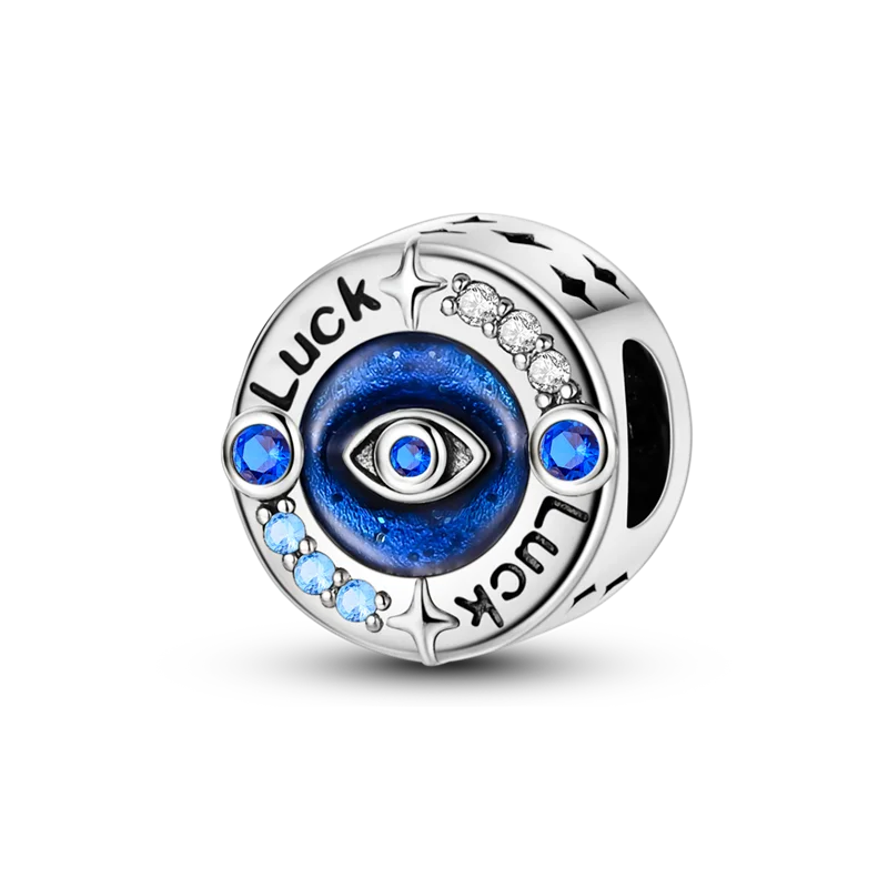 Blue Series 925 Sterling Silver Charms | Butterfly, Earth & Ocean Beads Pendants Fit Original Bracelet DIY Jewelry