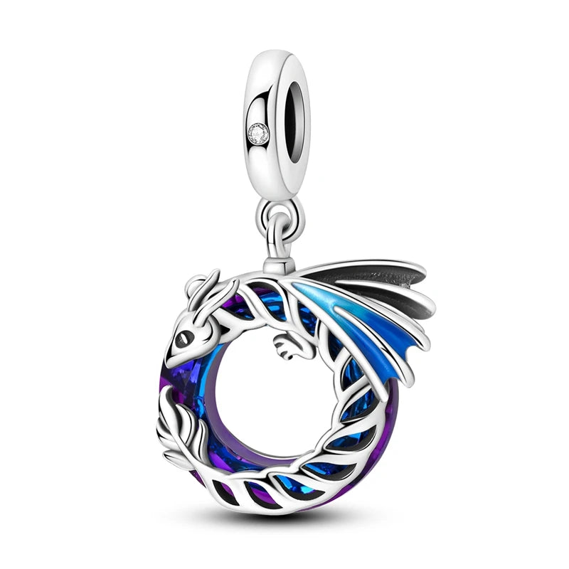925 Sterling Silver Easter Egg Pendant Charm – DIY Bracelet Jewelry for Women