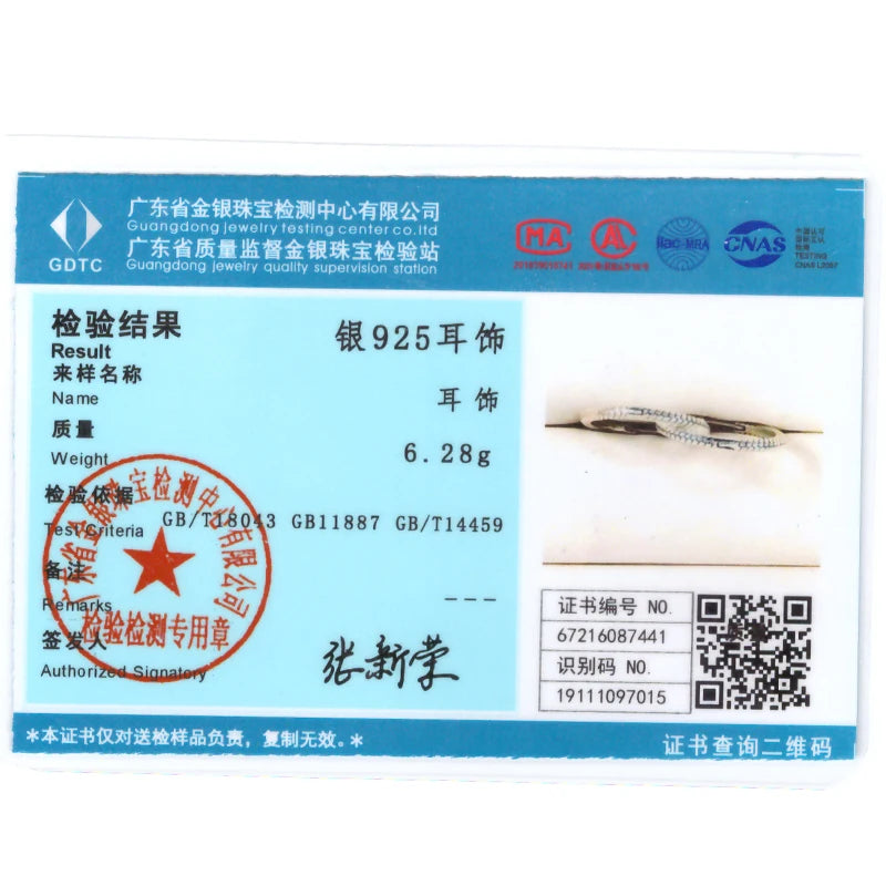 925 Sterling Silver Double Band Pave Hoop Earrings – Women’s Fashion Silver Jewelry