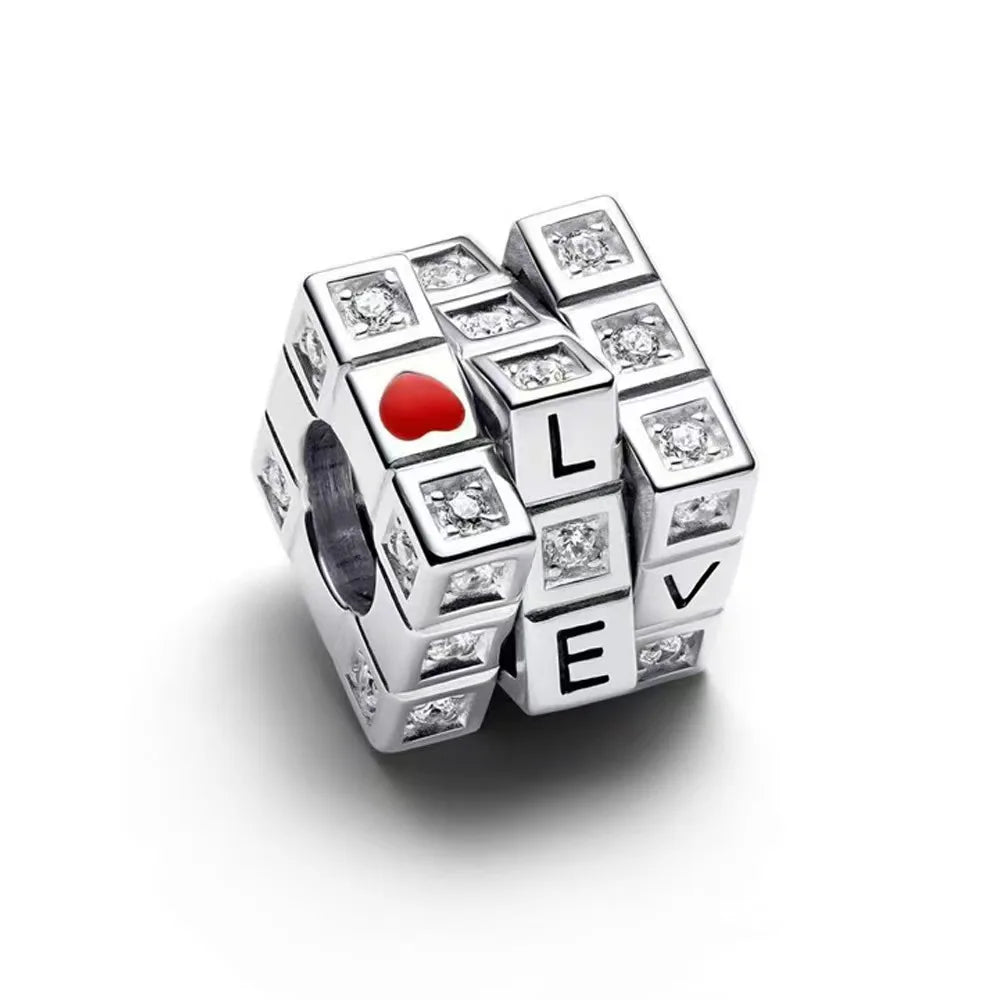 Disney 100% 925 Sterling Silver Pandora Pendant Beads for Women | Fits Original DIY Bracelets | Fashion Jewelry Gift