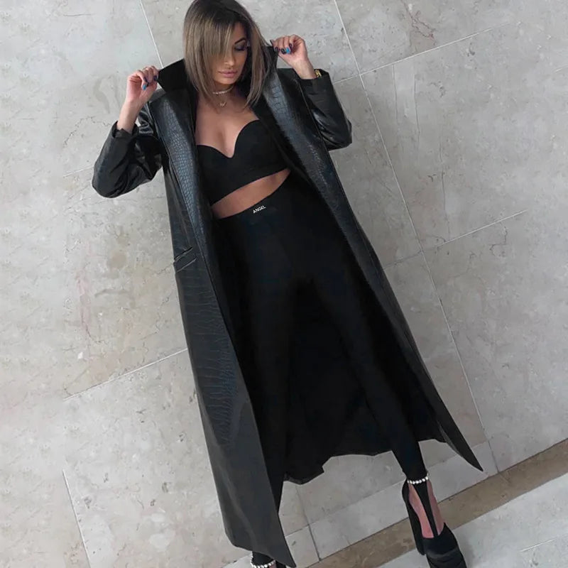 Women’s Black High Waist Skinny Pants | Y2K Glitter Winter Leggings 2024