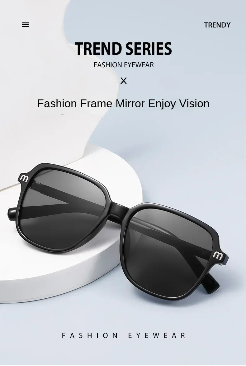NEW Brand Sunglasses – Women’s Square Classic Large Frame & Men’s Rectangular Retro Sun Glasses | Letter Design UV400