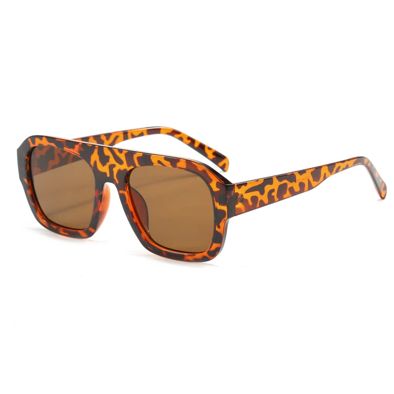Classic Rectangular Large Frame Sunglasses – Women Fashion New Retro Sun Glasses | INS Eyeglasses Men Unisex