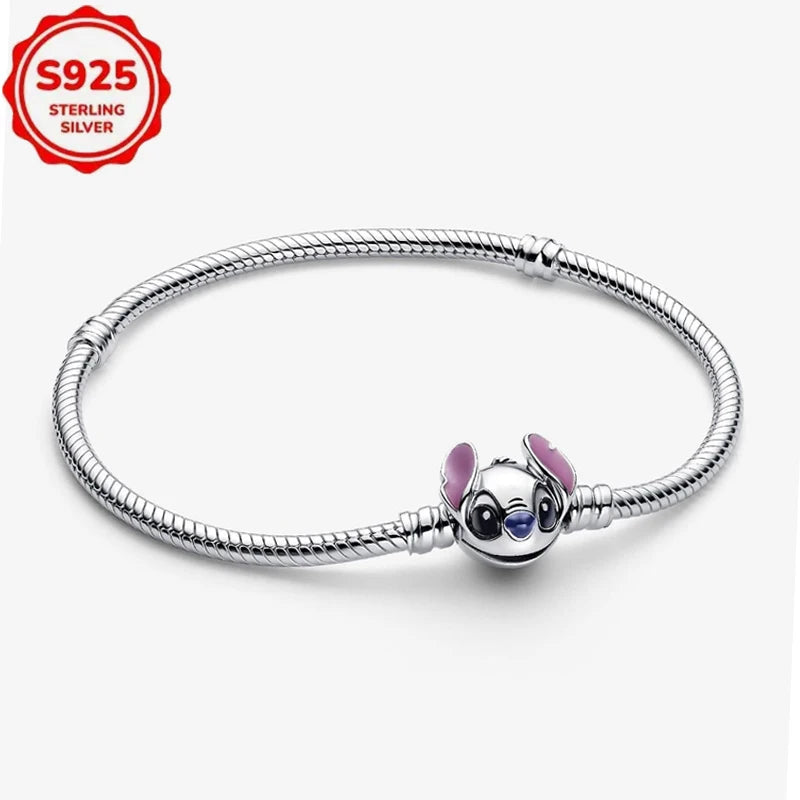 New Disney 925 Sterling Silver Cheshire Cat & Dumbo Charms – Original Bracelet Beads DIY Pendant Halloween Jewelry Gift
