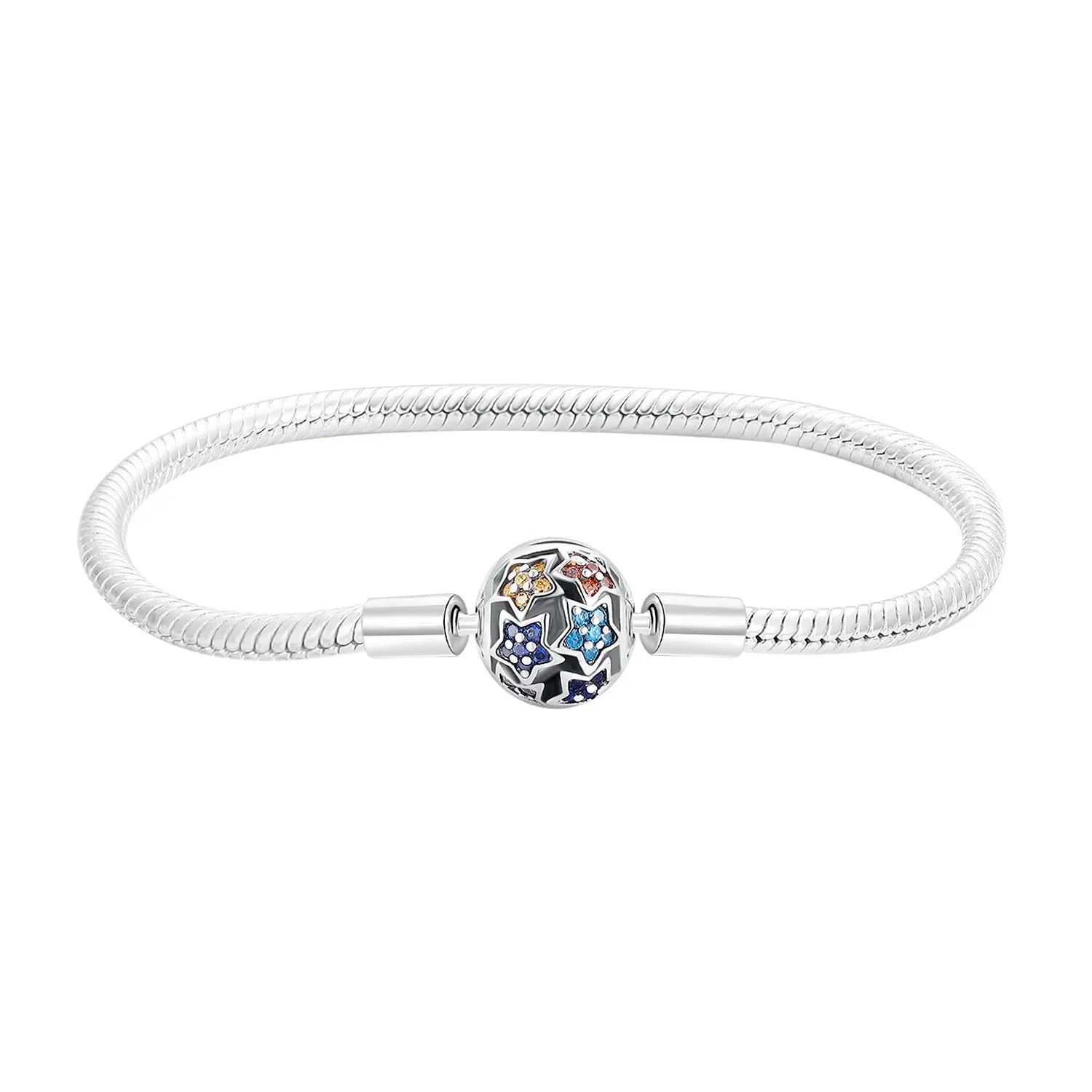 2025 925 Sterling Silver Heart Butterfly Snowflake Dream Catcher Bracelet | Luxurious Women's DIY Jewelry Gift
