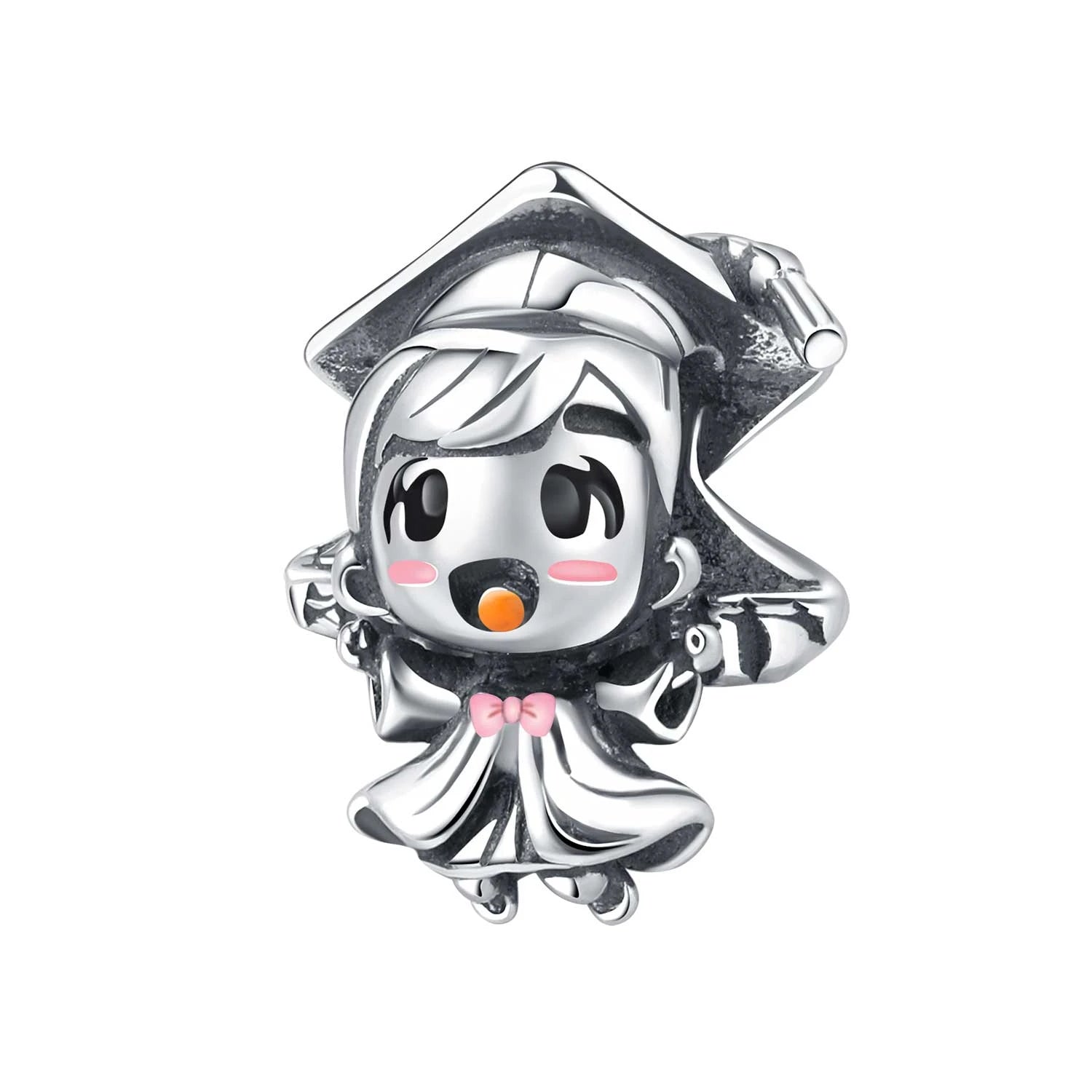 Orstarry 925 Sterling Silver Cartoon Nurse Charm Bead | Cute DIY Bracelet Jewelry Gift for Women