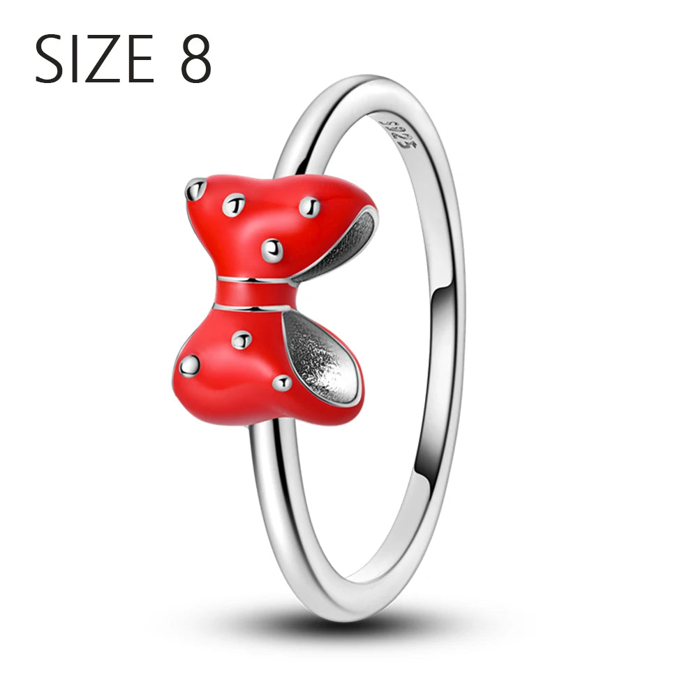 2024 New 925 Sterling Silver Bow Tie Jewelry Set | Zircon Ring, Earrings, Bracelet & Necklace for Women Gift