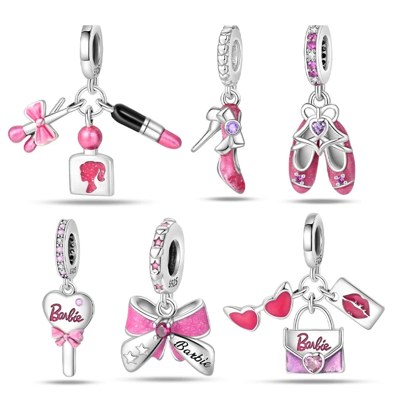 New 925 Sterling Silver Red Heart Charm Bead – Fits Original 3mm Bracelet Lucky DIY Jewelry Gift for Women