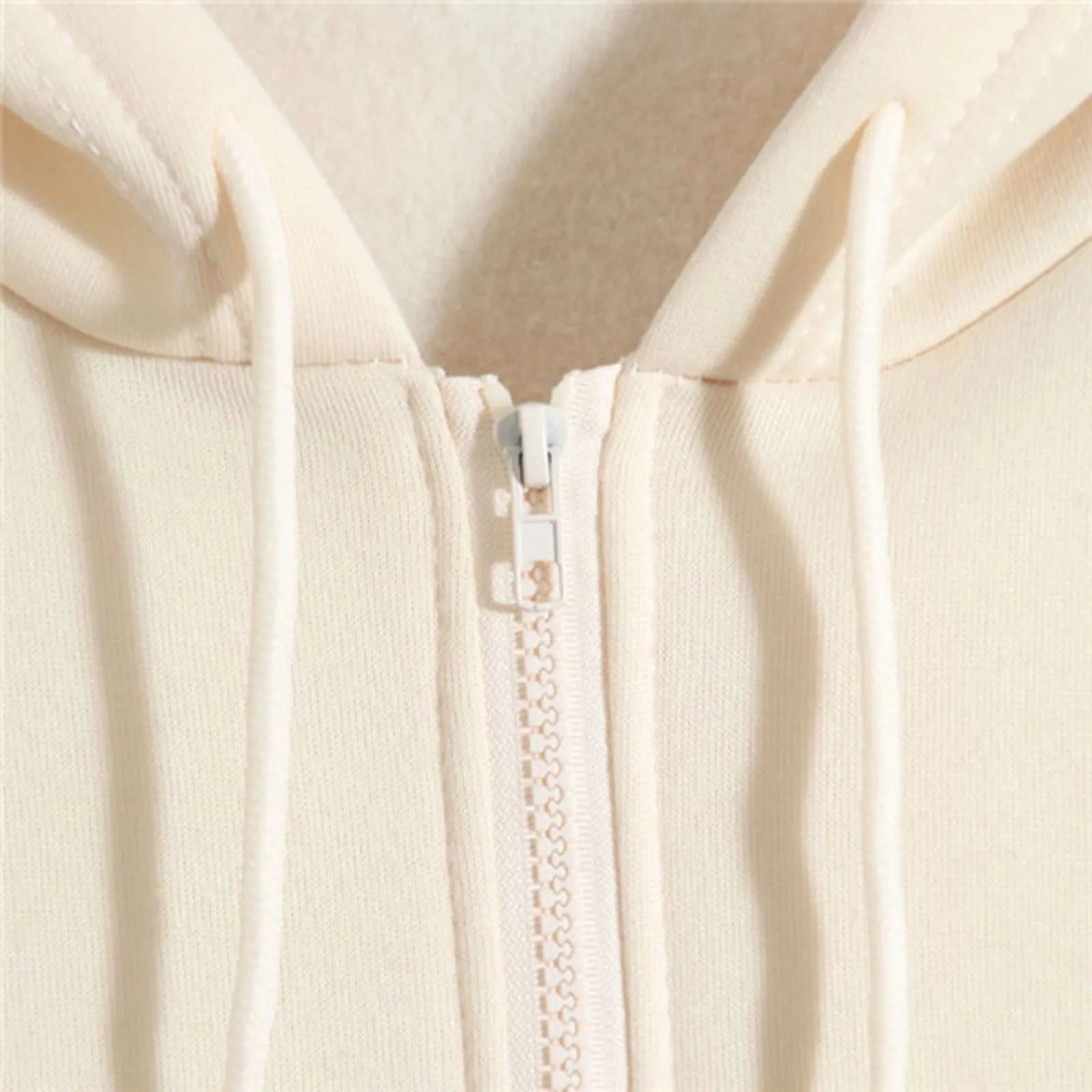 Spring Autumn Women Solid Color Hooded Sweatshirt Coat | Zipper Pocket Hoodie Jacket | Casual Outerwear Femme