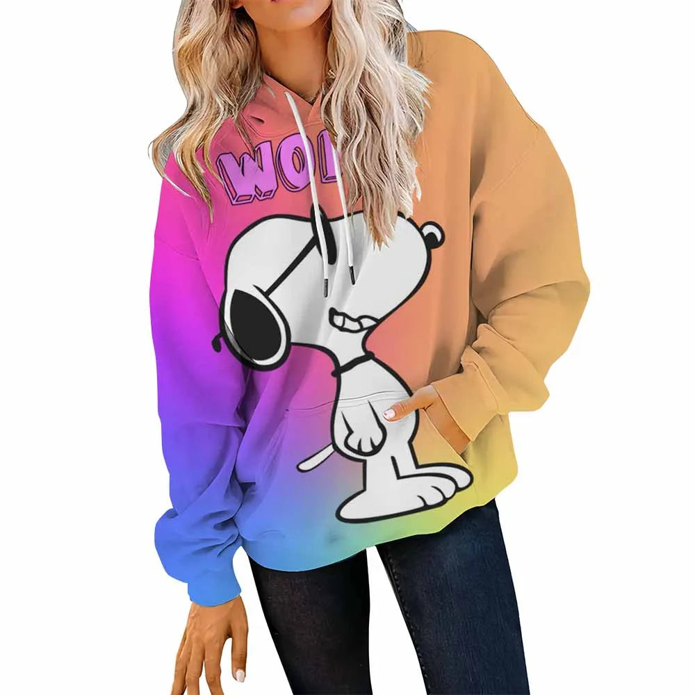 Women’s Disney Stitch Long Sleeve Hoodie – Unisex Round Neck Sweatshirt Y2K 90s Gothic Autumn Winter Pullovers 🐾❄️