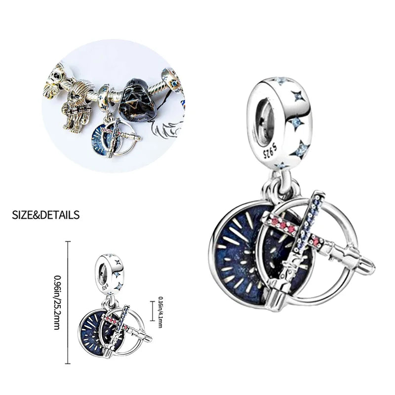 HOT TOYS Harry Potter 925 Sterling Silver Charm Beads | Cartoon Pendant Fit Original Pandora Bracelet Jewelry Gift