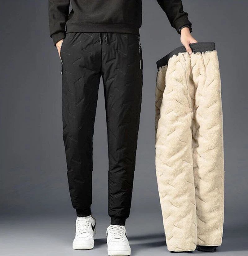 Winter Warm Lambswool Thicken Women Sweatpants | Fleece-Lined Joggers | Windproof Thermal Pants for Ladies