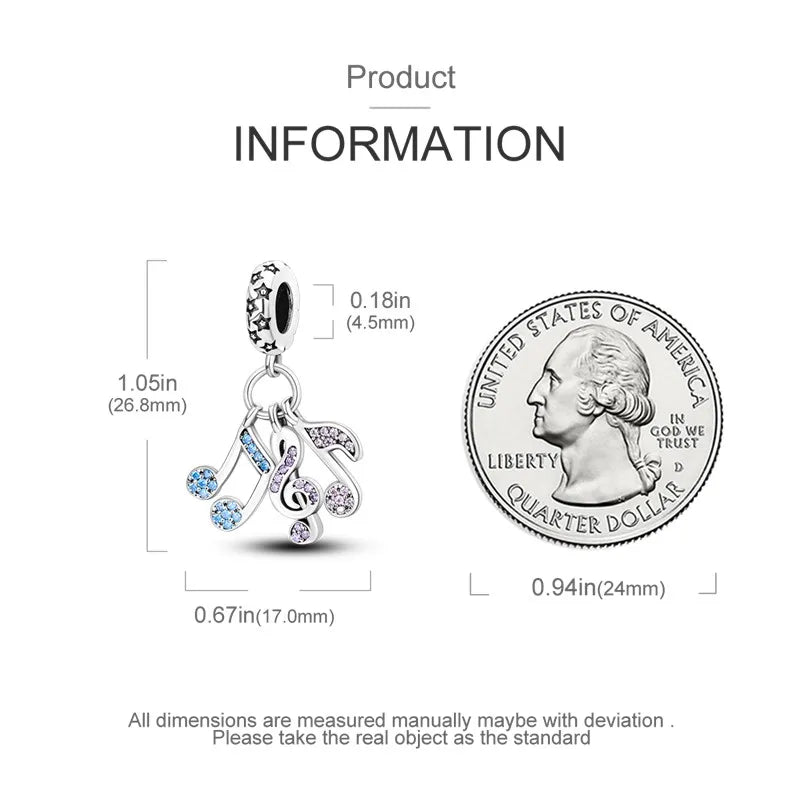 925 Sterling Silver Funny Playable Charms Beads | Smart Watch Tarot Bike Travel Dangle Fit Pandora Bracelet DIY Jewelry