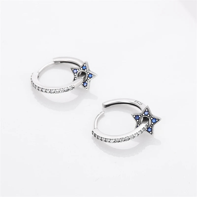 925 Sterling Silver Glowing Starfish & Shell Earrings | Fashion Jewelry for Women