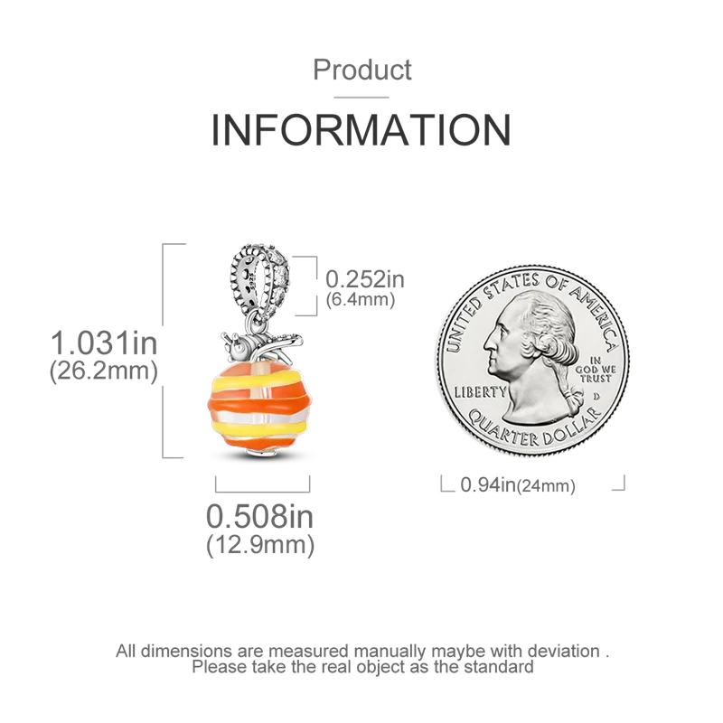 925 Sterling Silver Bee Series Charms | Fit Original Pandora Bracelet – DIY Women’s Jewelry Beads Hot Sale