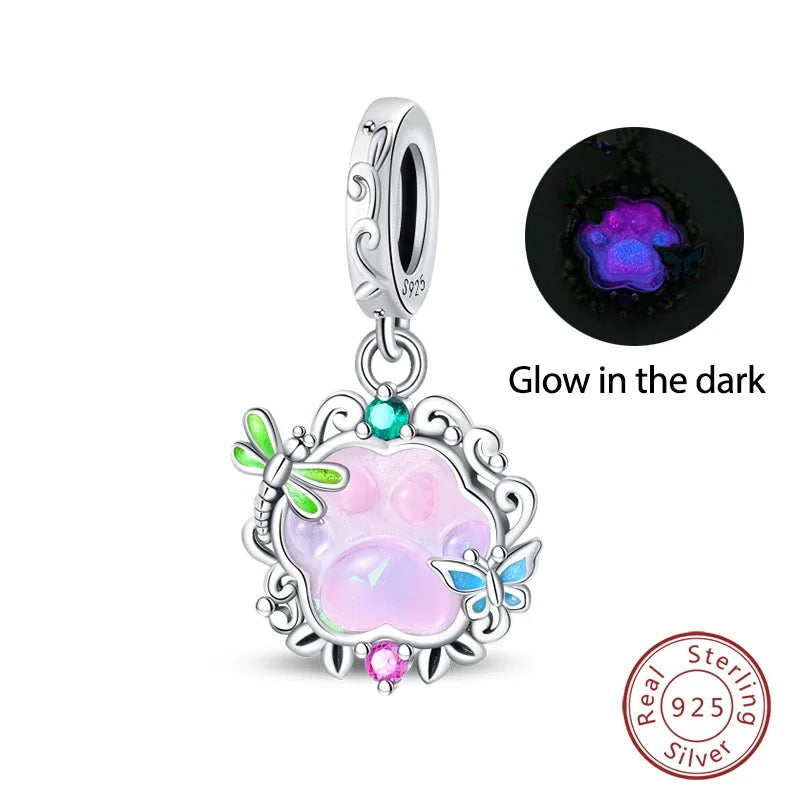 Fashion 925 Sterling Silver Colorful Butterfly Dragonfly Hummingbird Charms – Spring Series Beads Fit 925 DIY Bracelet