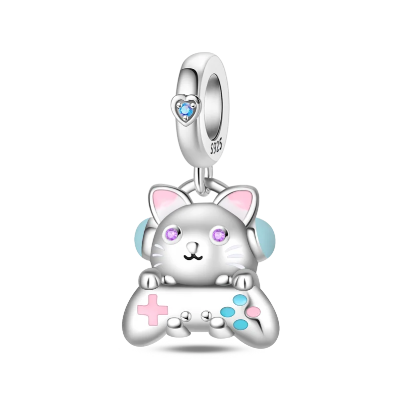 New Original 925 Sterling Silver Animal Charms | Cute Capybara, Elephant & Cat Beads for Bracelets DIY Jewelry