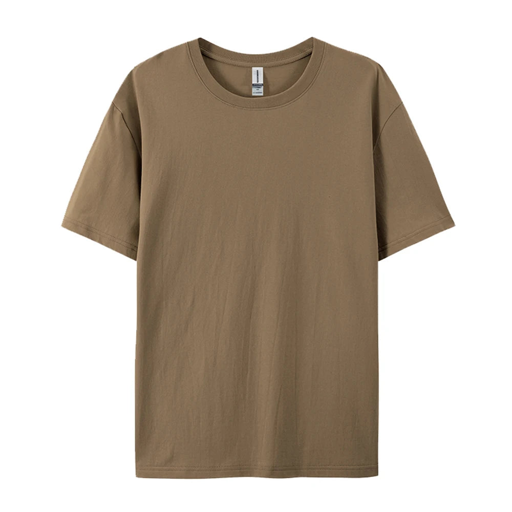 100% Cotton Women T-Shirt – Casual Sporty Short Sleeve O-Neck Tee | Loose Summer Top White & Black