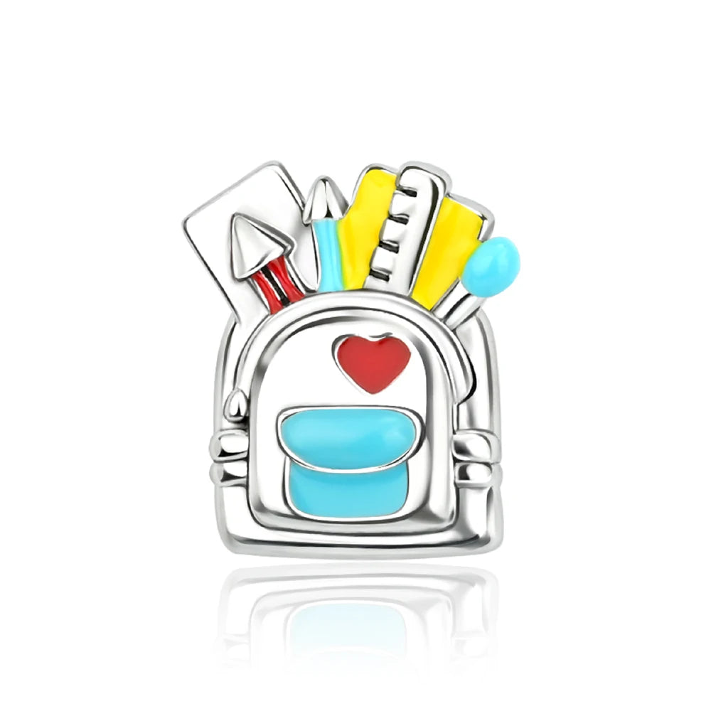 Original 925 Sterling Silver Charms | Bag, Earphone, Magic Cube, Watch & Games Console Beads for Bracelets & Necklaces