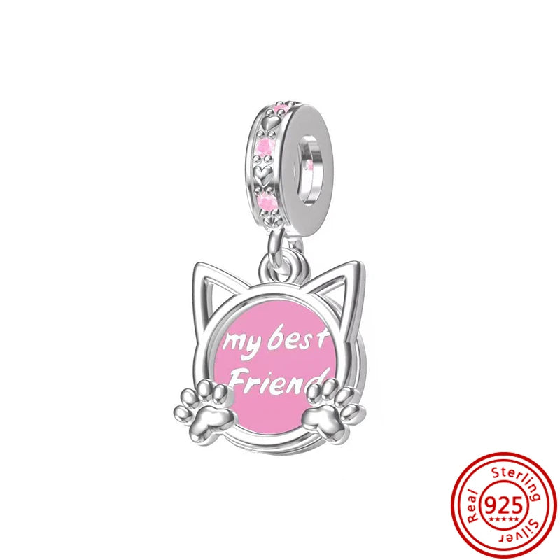 925 Sterling Silver Dopamine Cartoon Beads Charm | Classic Random Blind Bag | Affordable DIY Bracelet Jewelry Gift