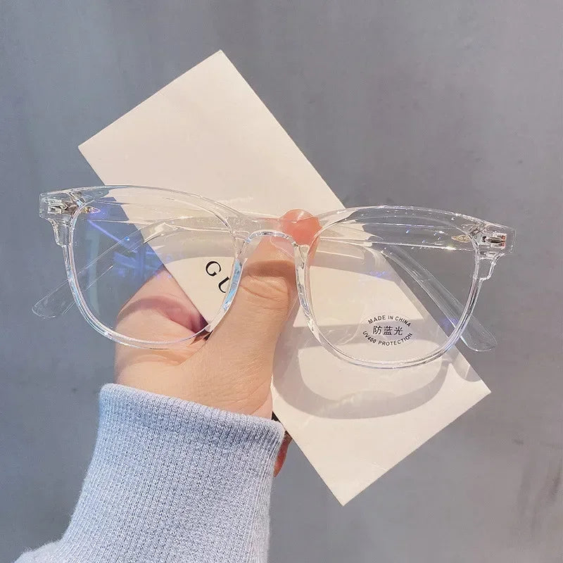 Classic Transparent Computer Glasses Frame – Unisex Anti Blue Light Blocking Glasses | Optical Lenses for Men & Women