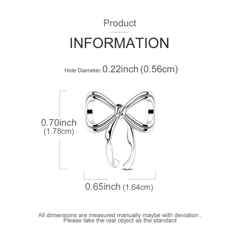 925 Sterling Silver Golden Charms Bow Cross Earth Passport Dangle | Fits Original Bracelet DIY Jewelry Gift for Women