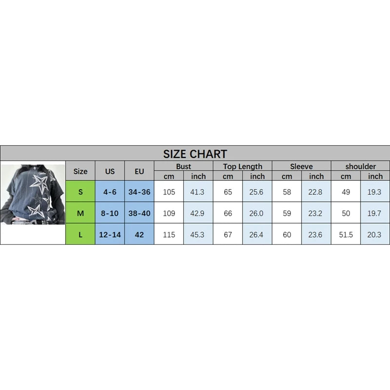 Y2K Grunge Emo Vintage T-Shirt | Gothic Patchwork Long Sleeve E-Girl Cyber Goth Streetwear Top