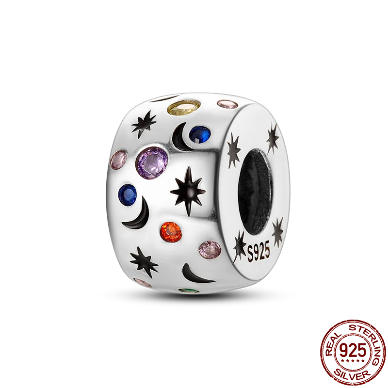 925 Sterling Silver Silicone Spacer Beads & Safety Chain | Clasp Charms Fit Original Pandora 3mm Bracelet – Women’s Jewelry