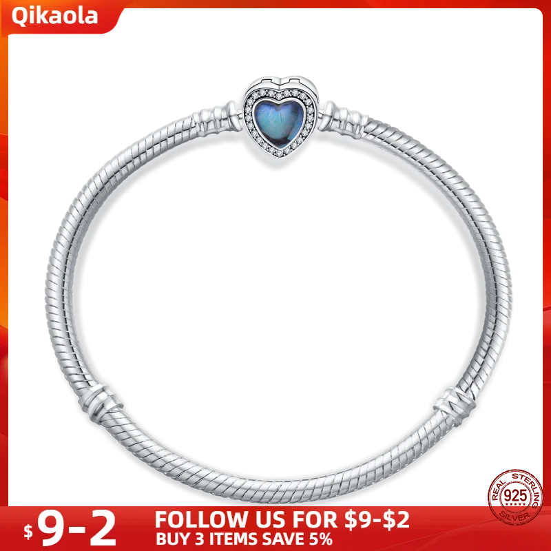 S925 Sterling Silver Snake Bone Chain Bracelet | Pandora Fit DIY Jewelry