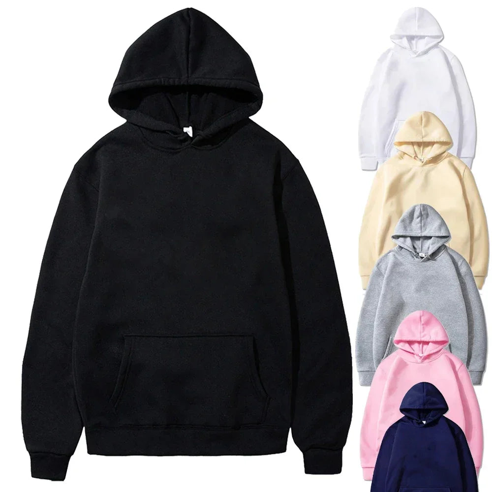 Oversized Fleece Hoodie – Warm Casual Sweatshirt for Women and Men | Spring Autumn Pullover | Multiple Colours