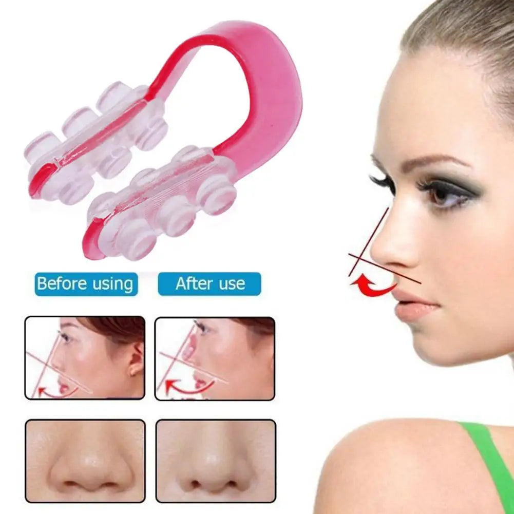 Nose Shaping Roller & Nose Lifter Clip – Smooth Edge Tightening Nose Shaper Massager