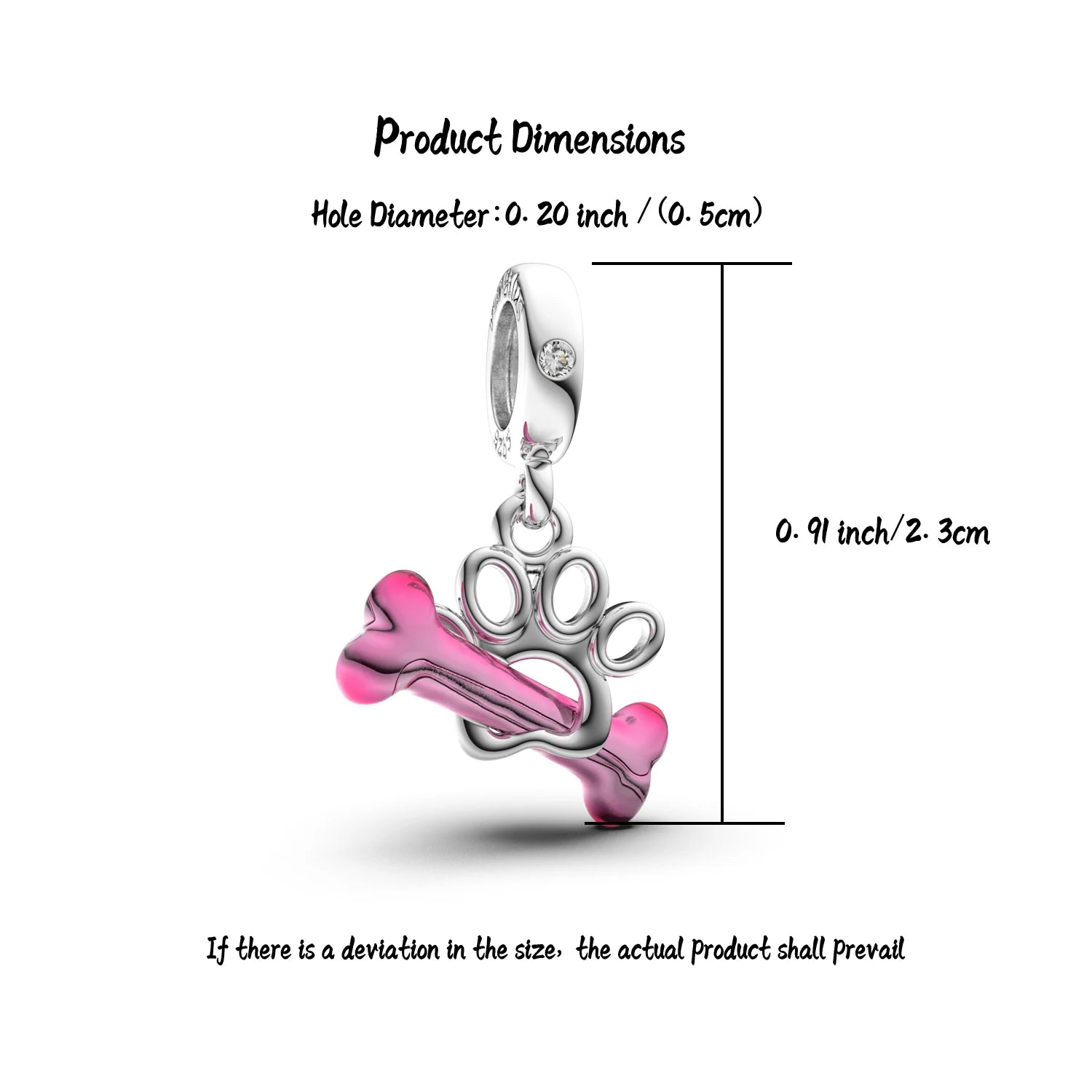 925 Sterling Silver Italian Charm Beads & Pendants – Women’s Bracelet Jewelry Making Accessories