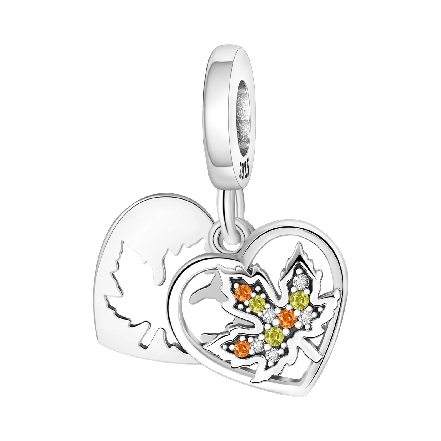 925 Sterling Silver Blue Star Compass Charm Pendant | Fit Bracelet DIY Jewelry Gift for Women