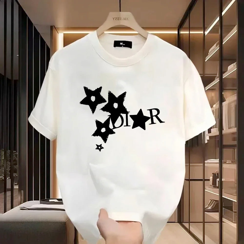 Women’s Casual Harajuku Y2K Designer Luxury T-Shirt | Vintage Trendy Pullover Tee for Ladies