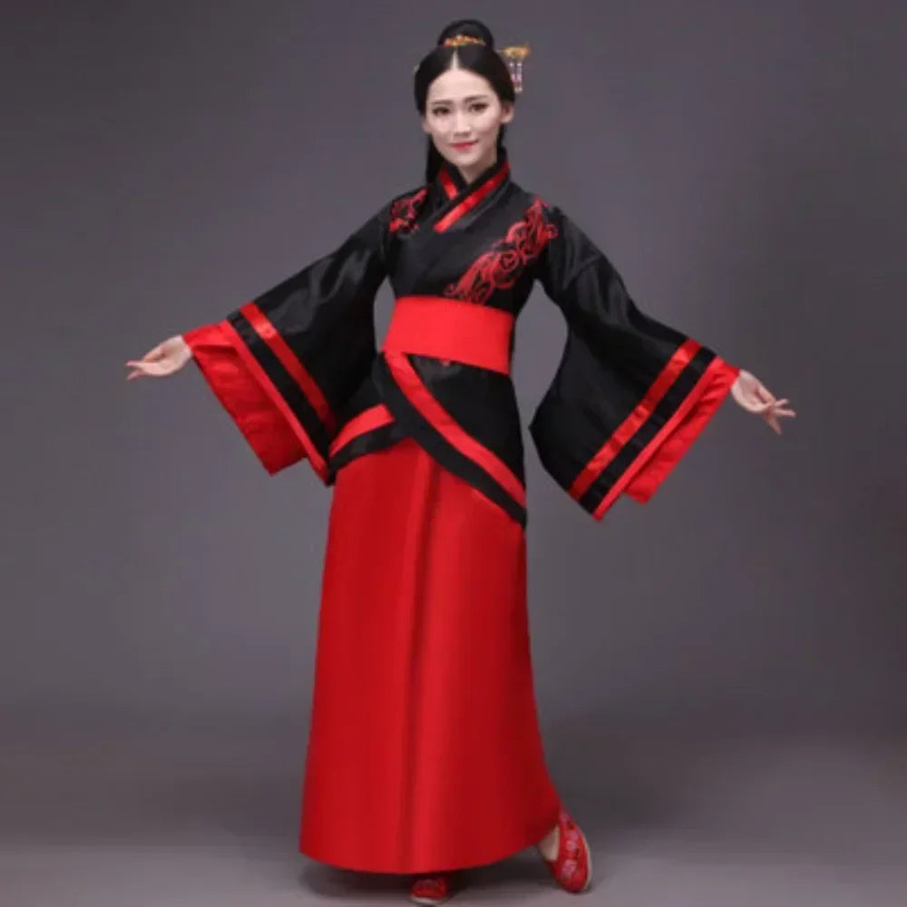 Vintage Women’s Top & Skirt 2-Piece Set – Princess Hanfu Costume Cosplay Elegant Traditional Chinese Clothing 👘✨
